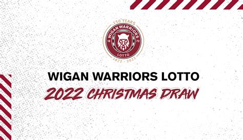 wigan warriors lotto results|Lotto Christmas Draw .
